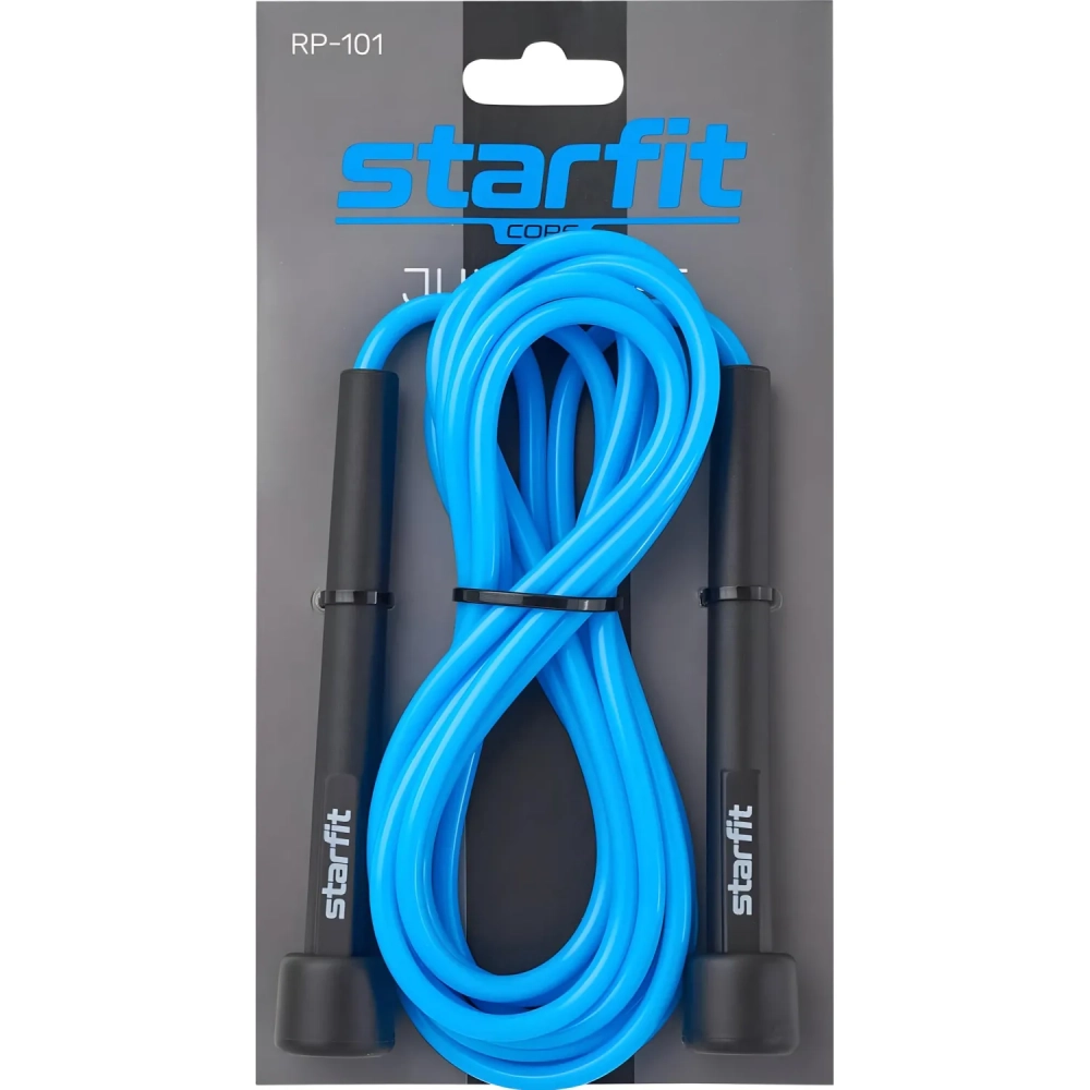 Скакалка STARFIT RP-101 синий, 3м,УТ-00019263/ЦБ-00001522