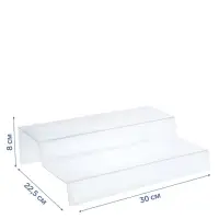 Горка 2 ступеньки 30&times;22.5&times;8 см, оргстекло 2 мм