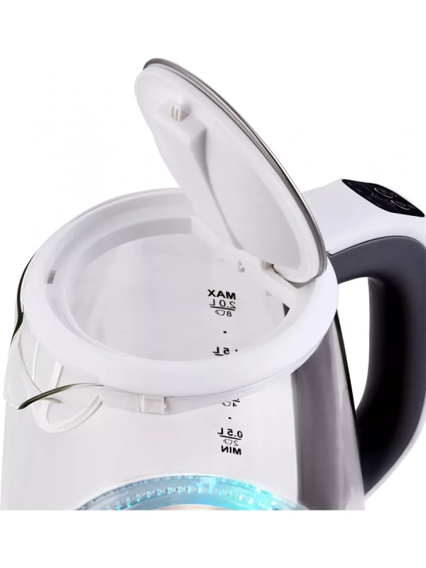 Чайник HYK-G8880 2л. 2200Вт серый-серебристый Чайник HYK-G8880 2л. 2200Вт серый-серебристый