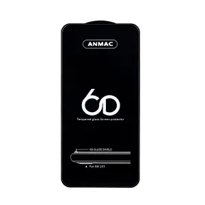 Защитное стекло Xiaomi 15T Anmac 6D Black без упаковки Арт.1137588 (10 шт./уп.)