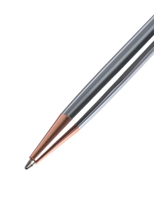 Ручка подарочная Calligrata. VIP, шариковая, поворотная, в футляре кожзам, корпус серебристый с золотым