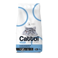 Наполнитель минеральный комкующийся Cattoi Comfort 5 кг,пластиковый пакет