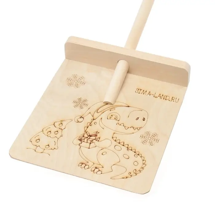 Лопата деревянная «Новый год! Поздравление от динозаврика» Лопата деревянная «Новый год! Поздравление от динозаврика»