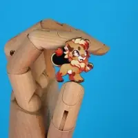 Значок «Самому смелому», 3.3×3.1 см