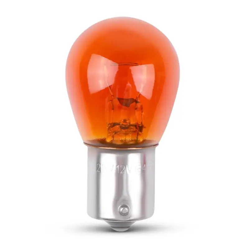 Лампа AVS Vegas 12V. PY21W(BAU15S) "orange" BOX 10шт. смещ.штифт