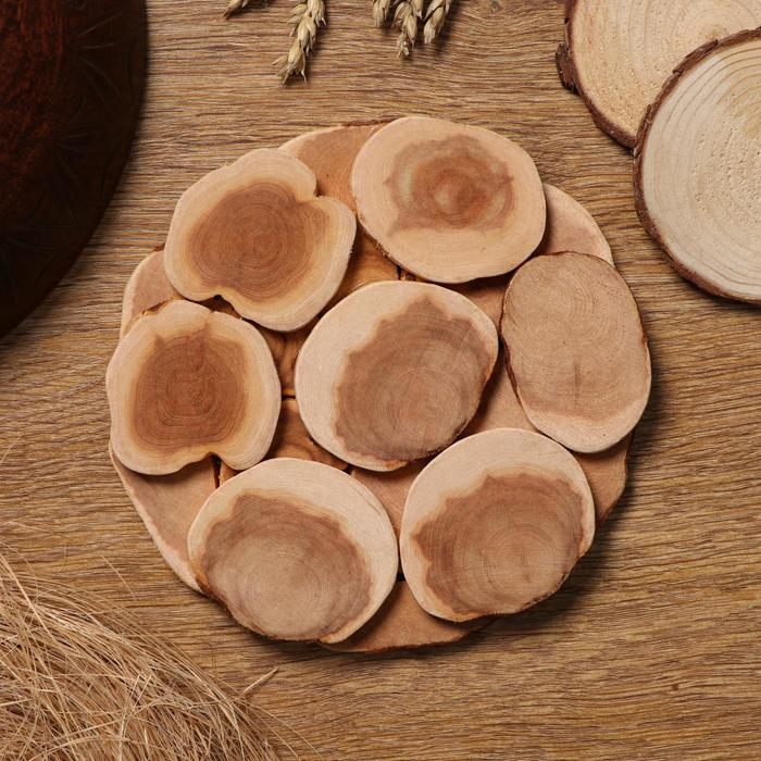 Подставка под горячее «Классика», D=18 см, можжевельник Подставка под горячее «Классика», D=18 см, можжевельник