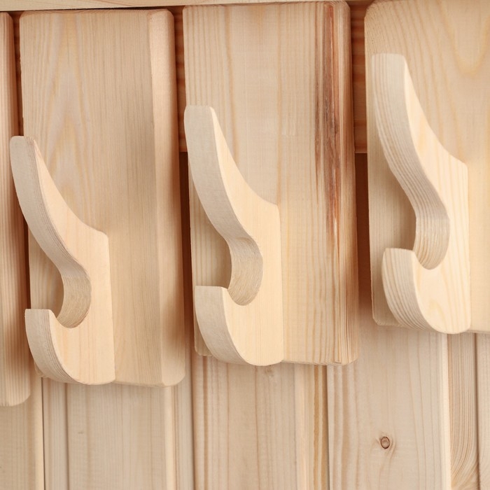 Полка -вешалка Полка -вешалка "Ступенька", 70х30х14 см, 5 кр