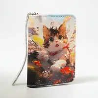 Кошелёк детский Выбражулька &laquo;Котик&raquo;, на молнии, разноцветный