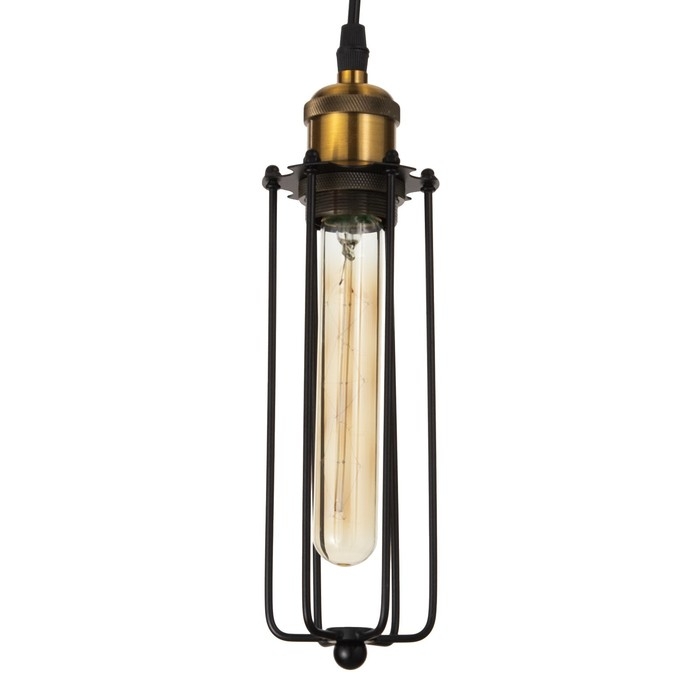 Светильник BayerLux 2099/1BK E27 40Вт черный 6х6х18-118 см