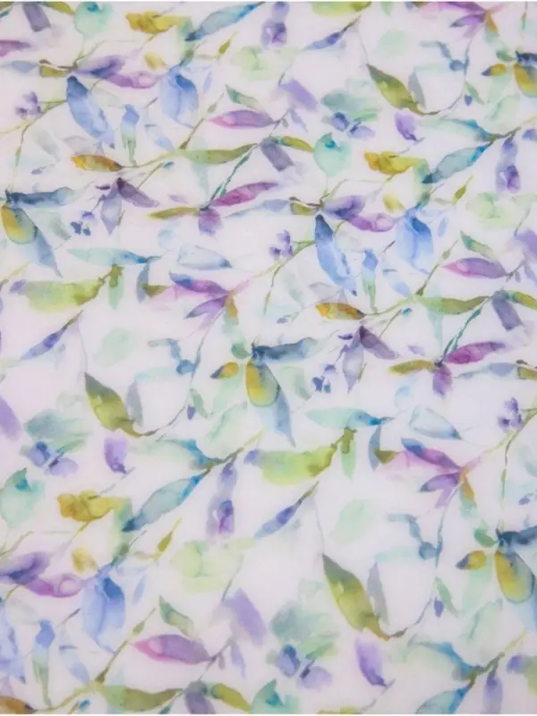 Поднос круглый с бортиками &laquo;Оттенки сирени&raquo;, 35&times;35&times;6.5 см, дерево манго