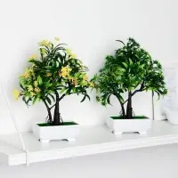 Бонсай искусственный в горшке &laquo;Деревце яркое&raquo;, 10&times;20 см, МИКС