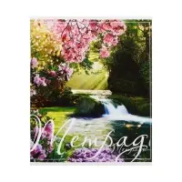 Тетрадь 48 листов в клетку Calligrata &laquo;Пейзаж&raquo;, обложка мелованный картон, блок №2, белизна 75% (серые листы), МИКС