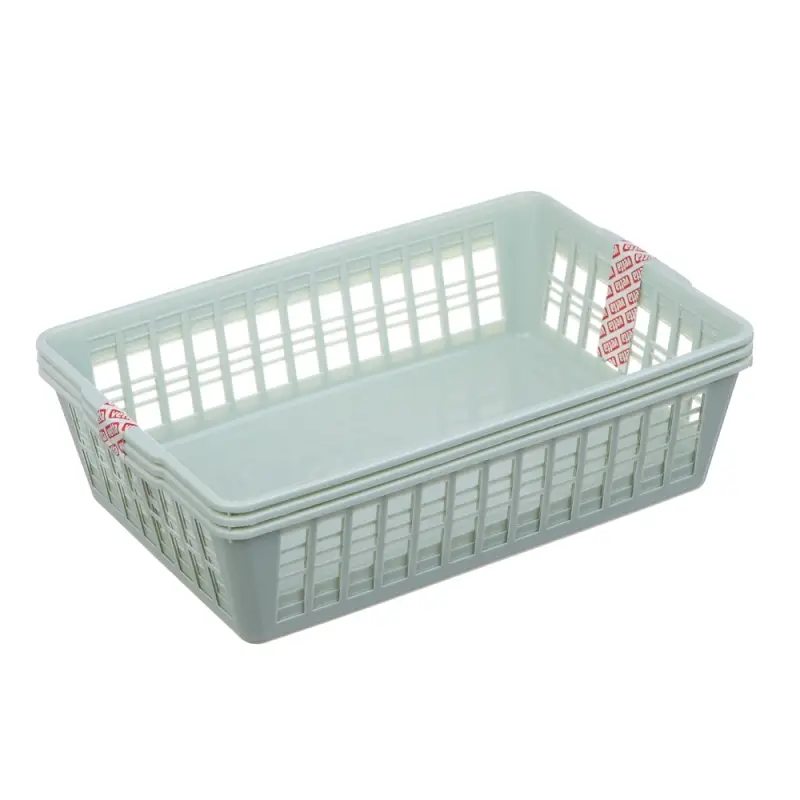 Набор корзин для хранения 3шт тм VETTA, полипропилен, 24х16х6см