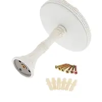 Крючок для штор CAPPIO KS038, d=11 см, цвет белый с золотом, 2 шт Крючок для штор CAPPIO KS038, d=11 см, цвет белый с золотом, 2 шт