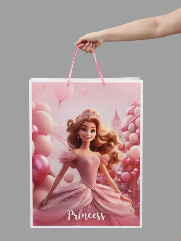Пакет подарочный ламинированный Princess, XXL 46&times;61&times;20 см