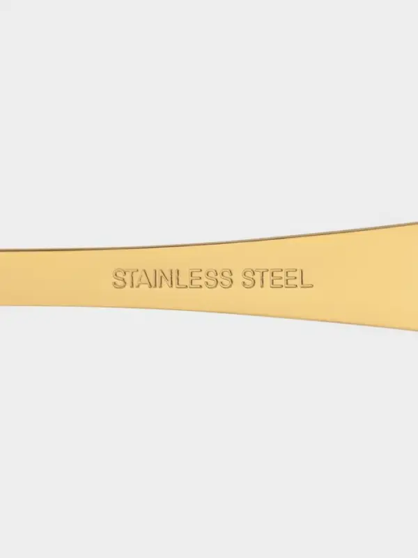 Вилки столовые Доляна &laquo;Эмили&raquo;, длина 20.5 см, 6 шт., нержавеющая сталь, золотистые