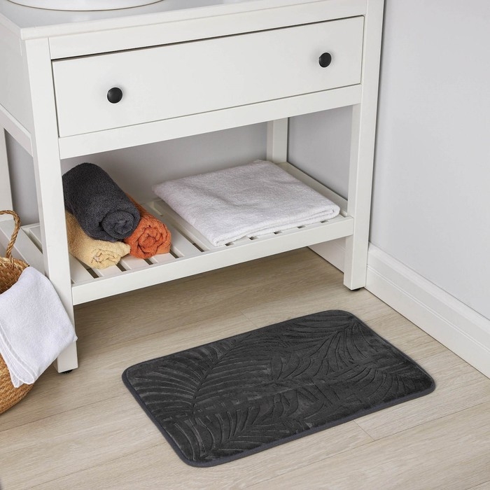 Коврик для ванной и туалета SAVANNA «Патриция», 40×60 см, цвет серый Коврик для ванной и туалета SAVANNA «Патриция», 40×60 см, цвет серый