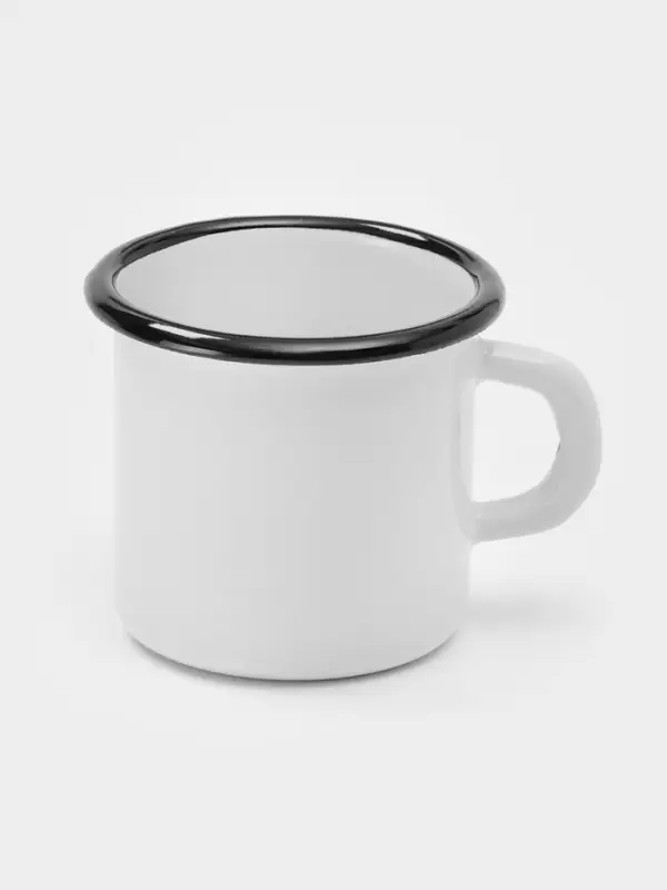 Кружка эмалированная &laquo;Белоснежная&raquo;, 380 мл, белая