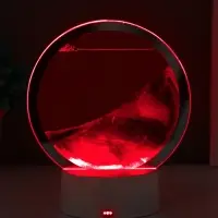 Светильник настольный СТАРТ Sands, LED, 10 Вт, USB, 16&times;16&times;20 см, 3хAA, серый