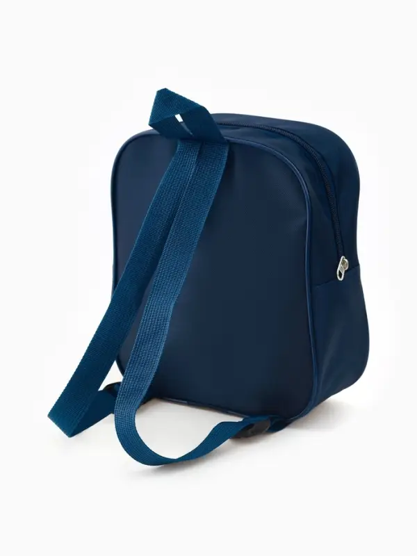 Рюкзак детский 20,5*9*24, отд на молнии,машина т-синий