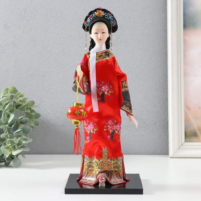 Кукла коллекционная  Кукла коллекционная "Китаянка в национальном платье "МИКС 28х12,5х12,5 см