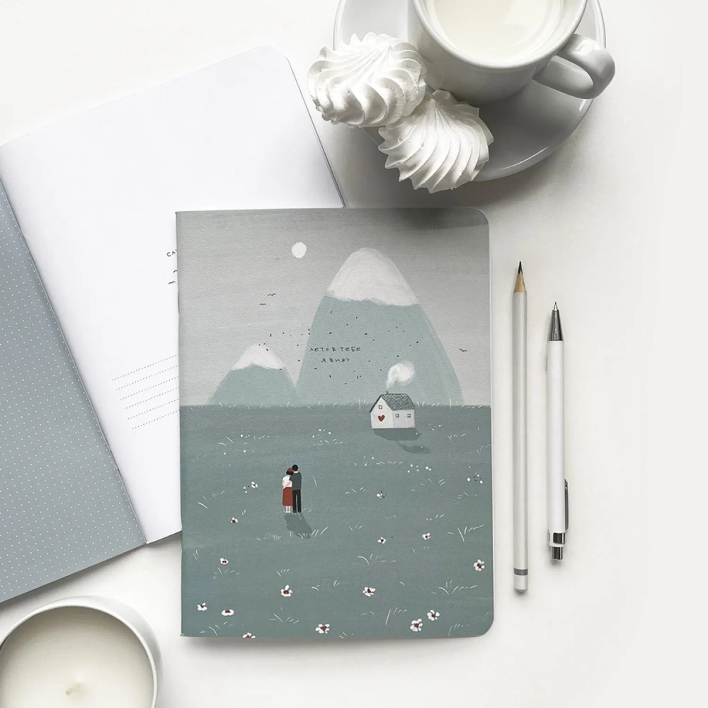 Тетрадь общая А5+ 48л.клетка,скрепка,Be Smart,Soul,N3630