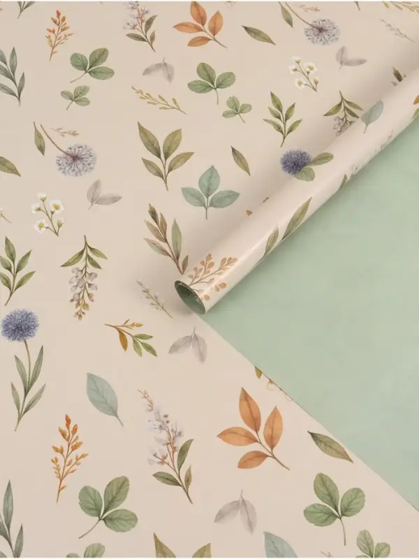 Бумага глянцевая двухсторонняя &laquo;Просто цветы&raquo;, 70 &times; 100 см