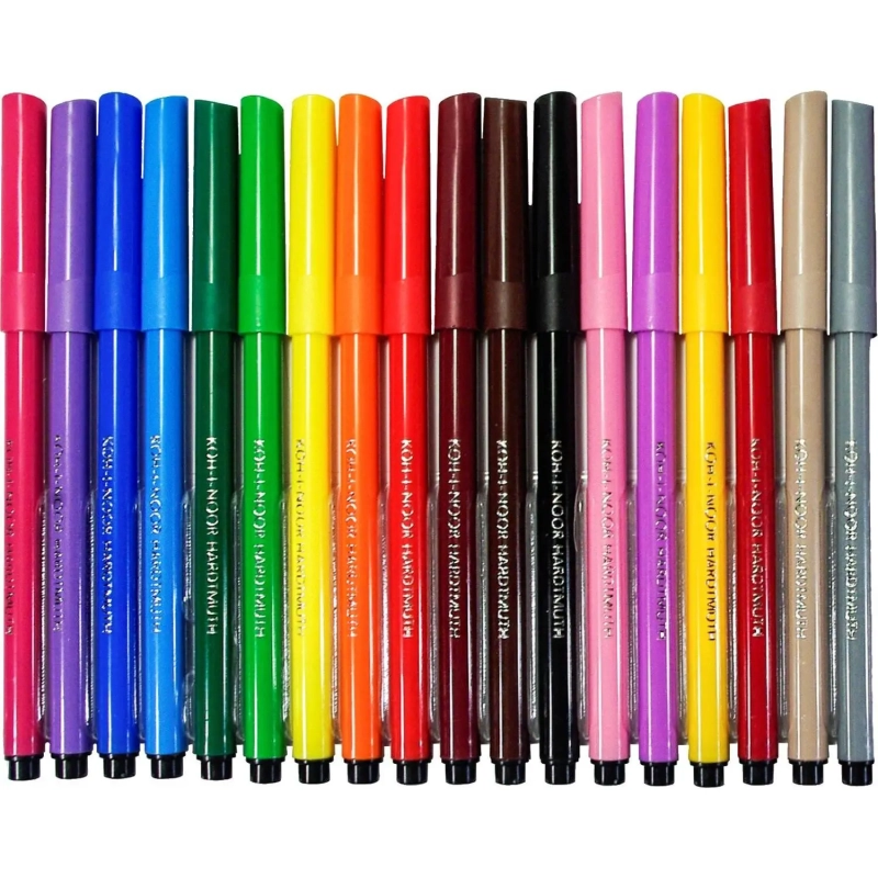 Фломастеры ZOO 1002 18цв/наб смываемые вентилир. ПВХ с подв 771002AH04TERU