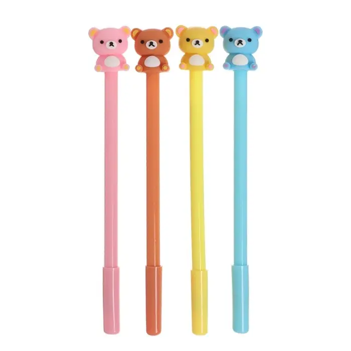 Ручка-прикол Calligrata &laquo;Мишка&raquo;, синий стержень, гелевая, МИКС