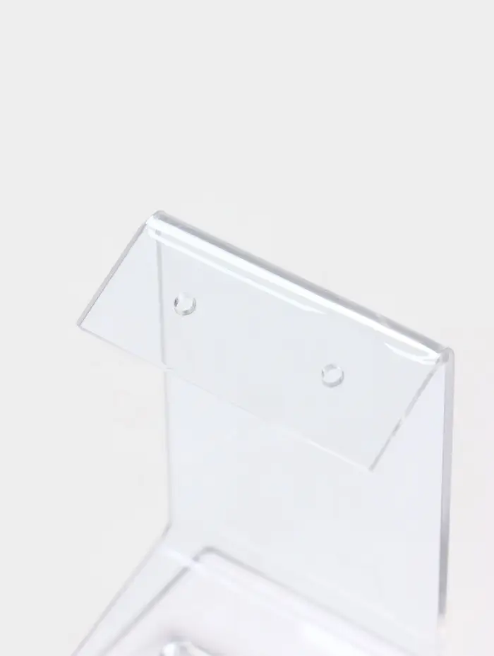 Подставка под серьги и кольцо, 4&times;4&times;6.5 см, оргстекло 1.5 мм, прозрачная