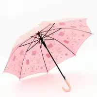 Зонт - трость детский &laquo;Мир&raquo;, полуавтоматический, с проявляющимся рисунком, R=49/55 см, d=98 см, МИКС