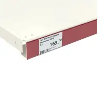 Ценникодержатель полочный самоклеящийся, DBR=39, 1000 мм, красный