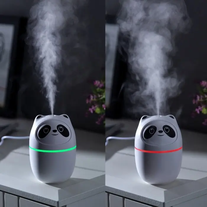 Увлажнитель воздуха Luazon HM-15 «Панда», ультразвуковой, 220 мл, с подсветкой, USB, белый Увлажнитель воздуха Luazon HM-15 «Панда», ультразвуковой, 220 мл, с подсветкой, USB, белый
