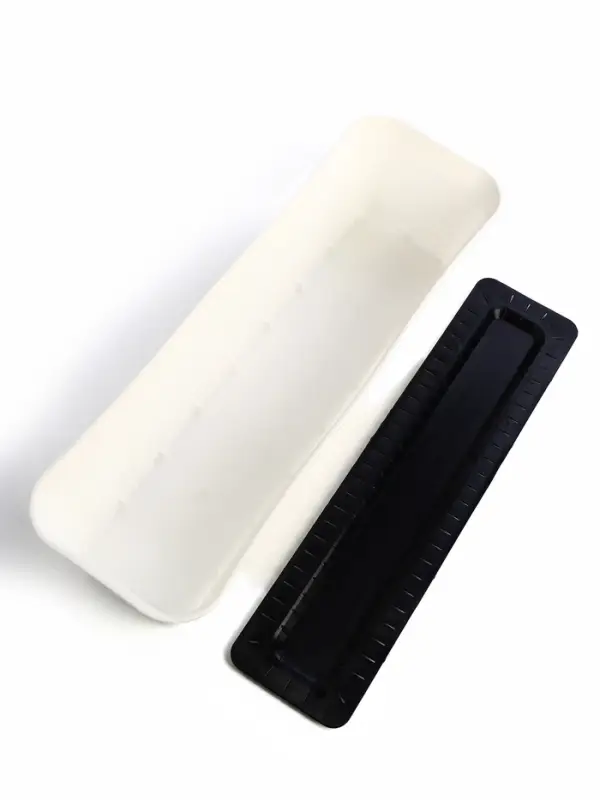 Ящик балконный для цветов &laquo;Ротанг&raquo;, 18 л, 63&times;20&times;14.5 см, с дренажной вставкой, пластиковый, белый