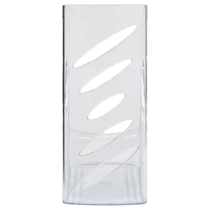 Лоток для бумаг Стамм &laquo;Лидер&raquo;, А4, вертикальный, 1 отделение, прозрачный, ширина 110 мм