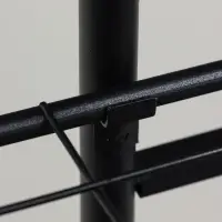 Подставка для цветов Greengo, 4 полки, 43&times;22&times;82 см, напольная, металл, чёрная