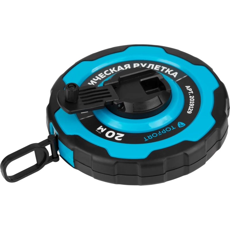 Рулетка геодезическая Topfort Master 20 м х 15 мм в прорезин корп (2019129)