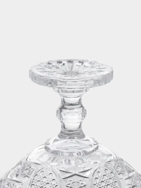 Конфетницы «Акапелла», 9×15×12 см, набор 2 шт., стекло, прозрачные Конфетницы «Акапелла», 9×15×12 см, набор 2 шт., стекло, прозрачные