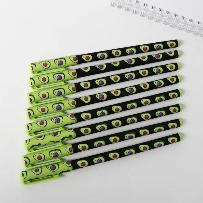 Ручка шариковая синяя паста 0.7 мм с колпачком &laquo;Будни авокато&raquo; пластик софт-тач, цена за 1шт