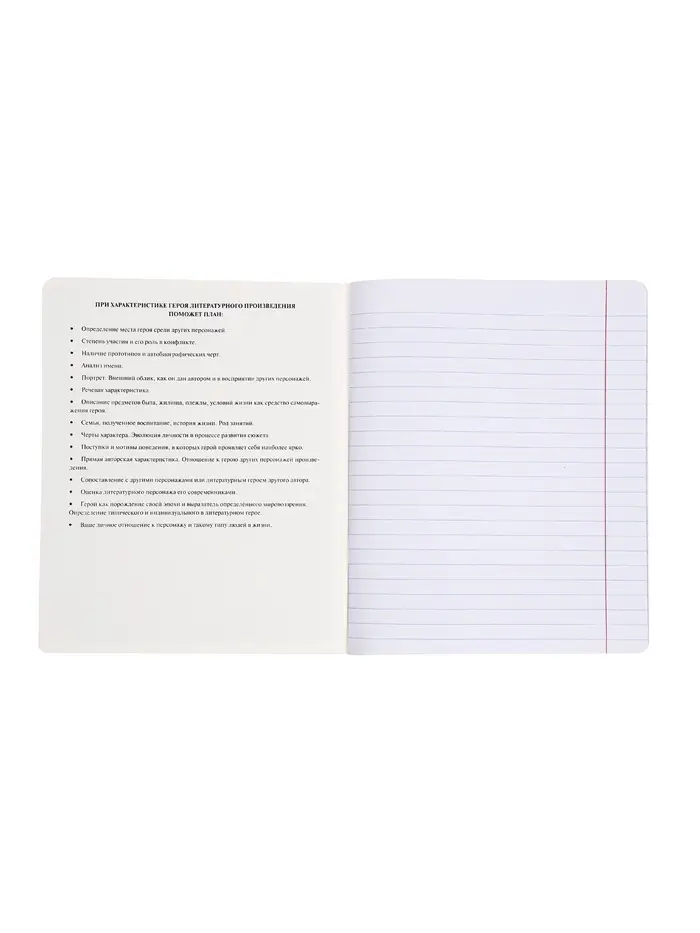 Комплект 12 предметных тетрадей 48 листов, справочная информация, 60гр, пластиковая обложка   109633