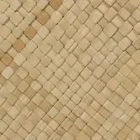 Сумка плетёная на молнии из пандана, 41&times;16&times;50 см, светло-коричневая