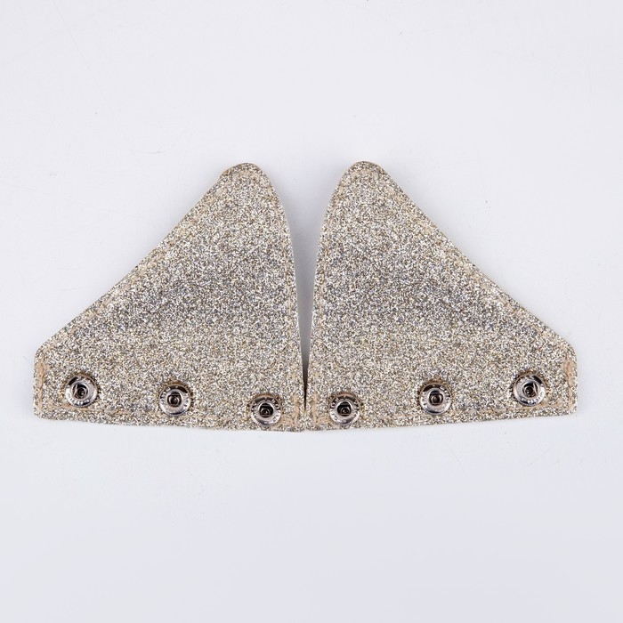 Рюкзак детский для девочки с блестками «Лисичка», съемные элементы, 27х23х10 см