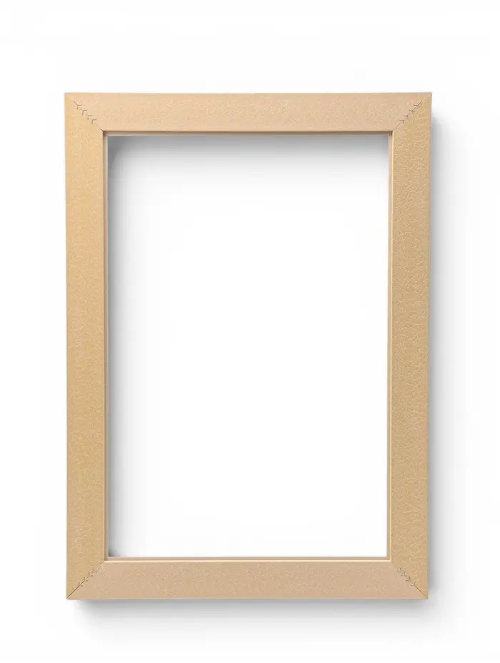 Рама для картин и зеркал Elegance de Lumi, 40&times;60 см, пластик, белая с серебром