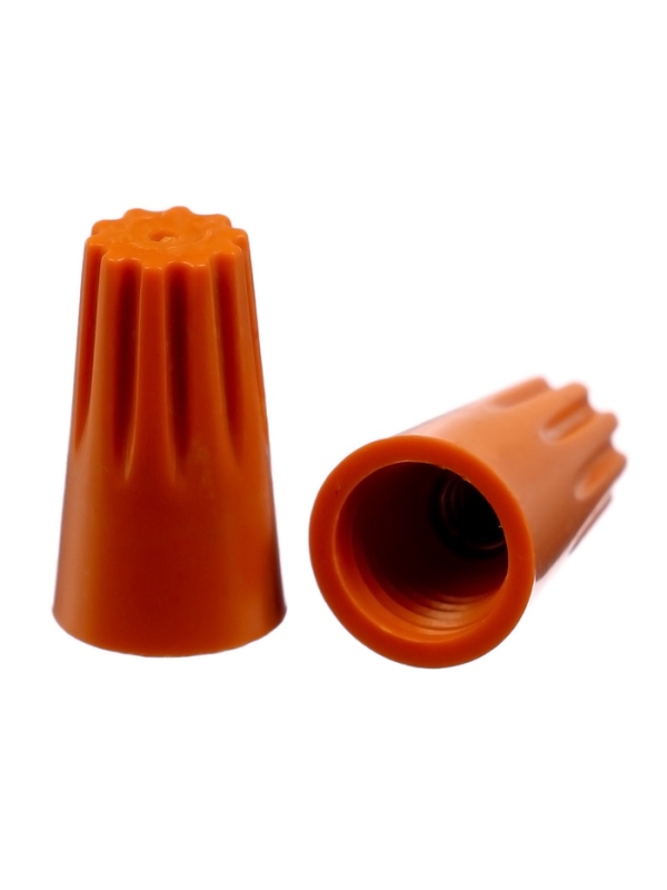 Соеденительный изолирующий зажим для проводов СИЗ-3, 2.5-5.5 мм, оранжевый, набор 100 шт