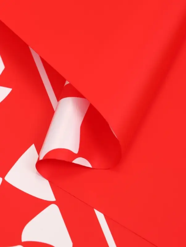 Пленка флористическая для цветов, красная, 57&times;57 см