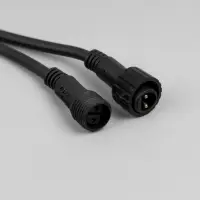 Гирлянда &laquo;Клип-лайт&raquo; 3 нити по 20 м, IP44, УМС, тёмная нить, 399 LED, свечение белое, мерцание, 24 В