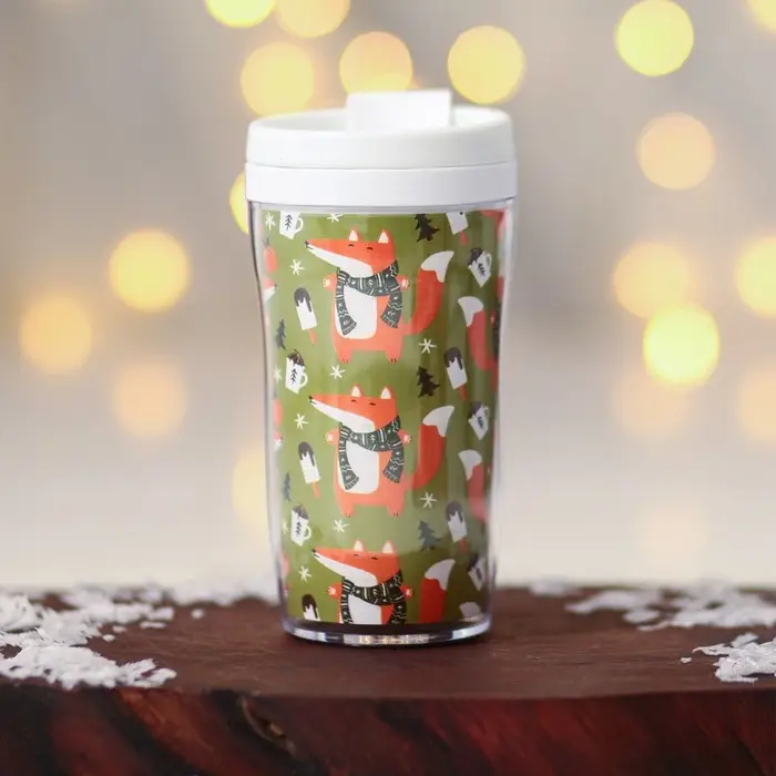 Термостакан новогодний «Лисички и апельсинки», 250 мл Термостакан новогодний «Лисички и апельсинки», 250 мл