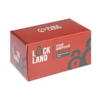 Упор дверной LOCKLAND, магнитный, цвет серебро