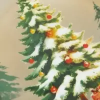 Посуда новогодняя «Новый Год», набор 4 предмета: тарелка Посуда новогодняя «Новый Год», набор 4 предмета: тарелка