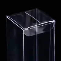 Складная прозрачная коробка из PVC, для упаковки подарков, 5×5×15 см